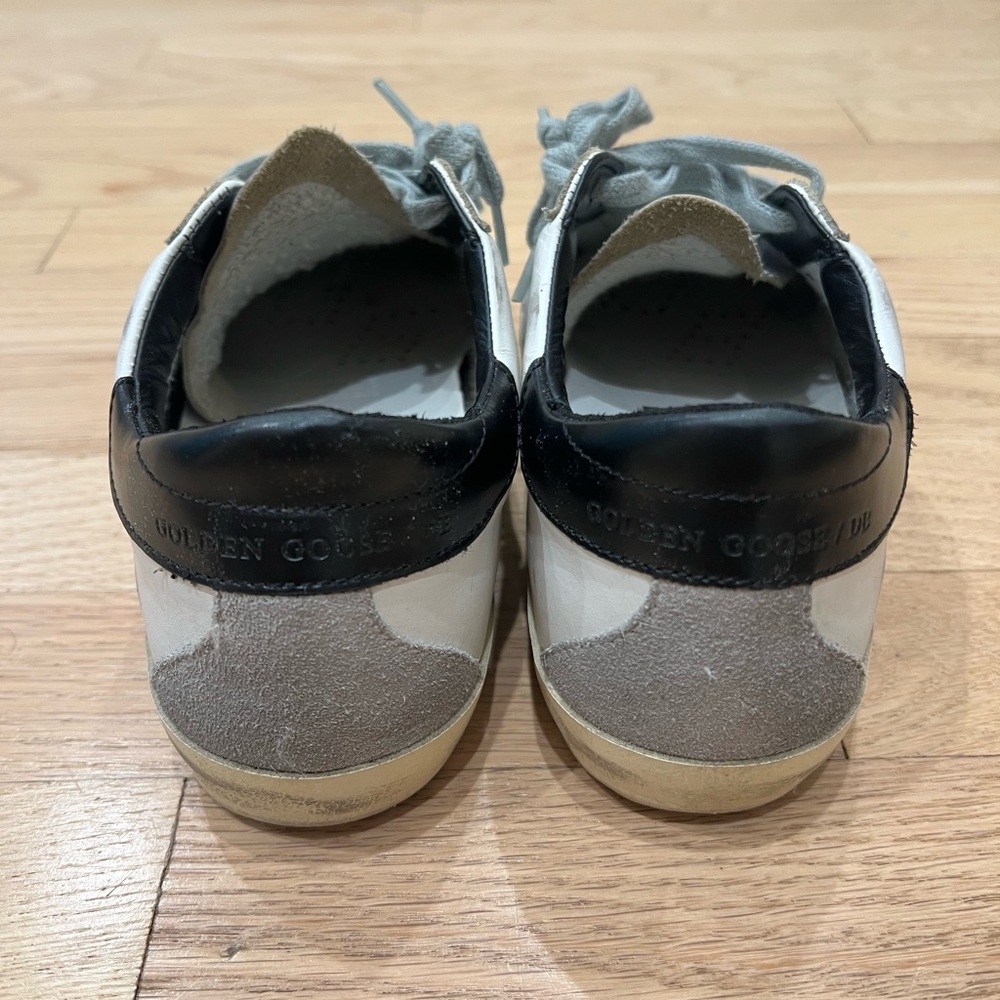 Golden Goose White and Gray Sneakers - Picture 7 of 8